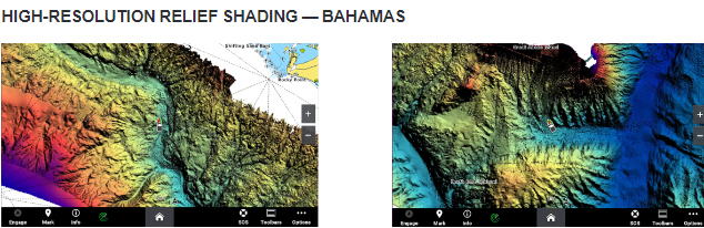 Bahamas Relief Shading