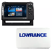 Lowrance Eagle 7 with US Inland Lakes and Splitshot Transducer with Protective Cover Bundle
