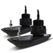 Raymarine RV-312 RealVision 3D Plastic Thru-Hull Transducer Pair 12°