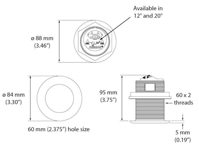 B60 Dimensions