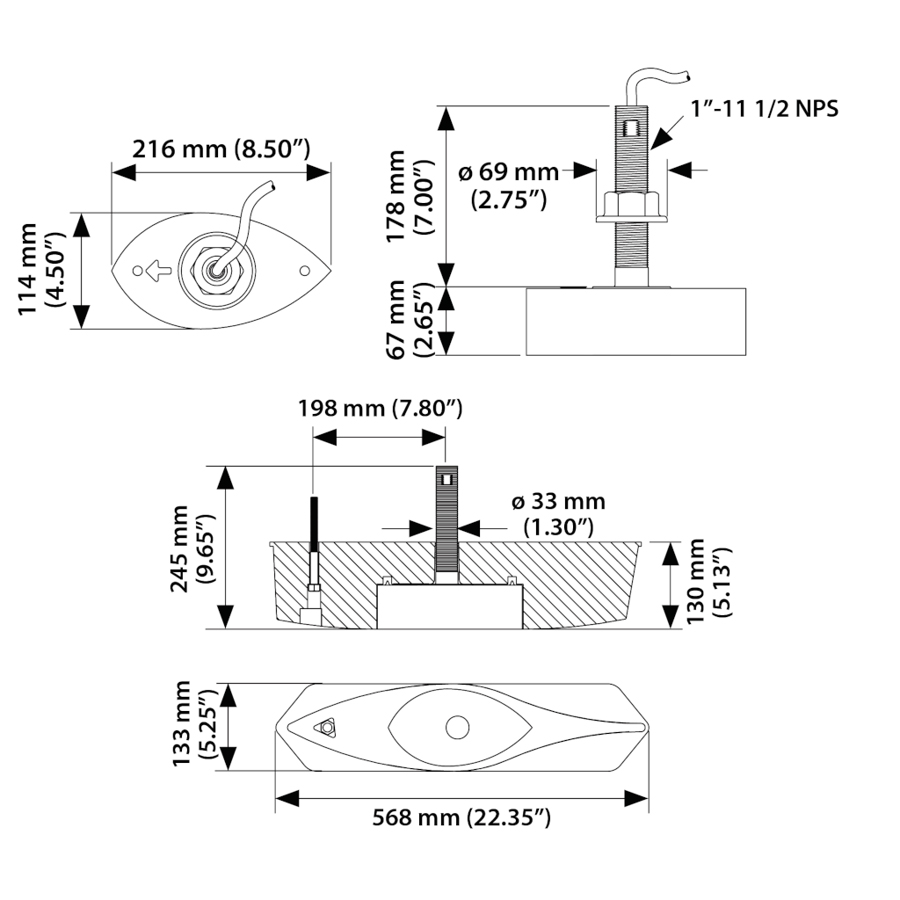 B265C Dimensions