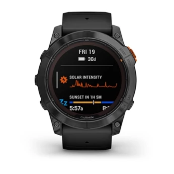 Garmin fenix 7X Pro Solar Slate Gray with Black Band