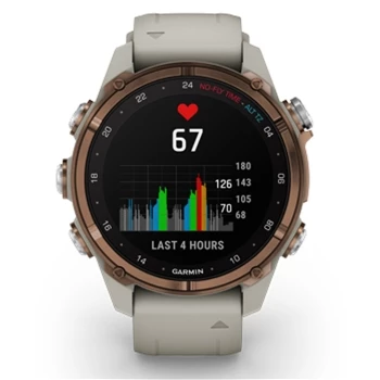 Garmin Descent Mk3i Bronze PVD Titanium with French Gray Band 43mm