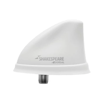 Shakespeare White Low Profile Dorsal VHF Antenna