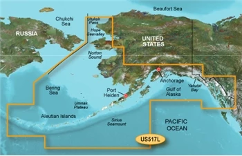 Garmin Bluechart G3 Vision VUS517L South Alaska