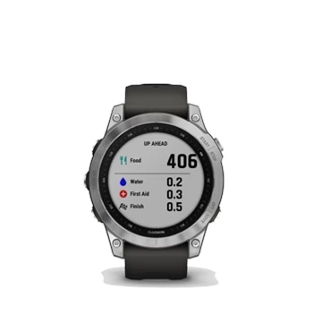 Garmin Fenix 7 Silver with Graphite Band