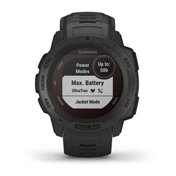 Garmin Instinct Solar Rugged GPS Watch Graphite