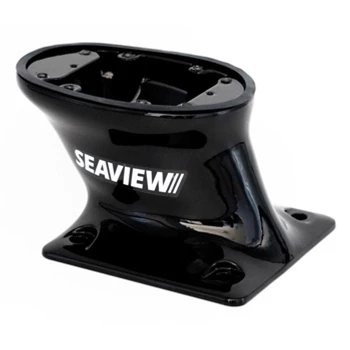  Seaview 5" Aft Raked Modular Radar Mount Base in Black