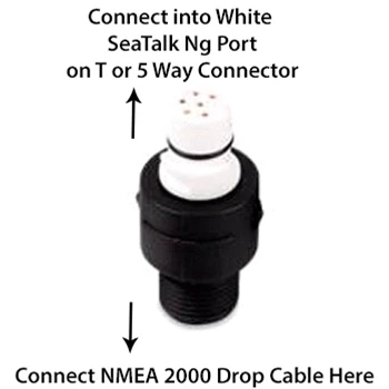 Raymarine DeviceNet (M) to SeaTalk Ng  (F) Adaptor