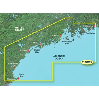 Garmin Bluechart G3 Vision South Maine Chart - VUS002R