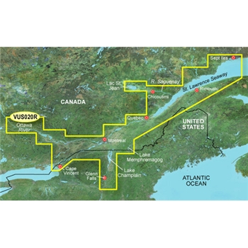 Garmin Bluechart G3 Vision St. Lawrence Seaway Chart - VUS020R