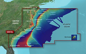 Garmin Bluechart G3 High Res Relief-Shading