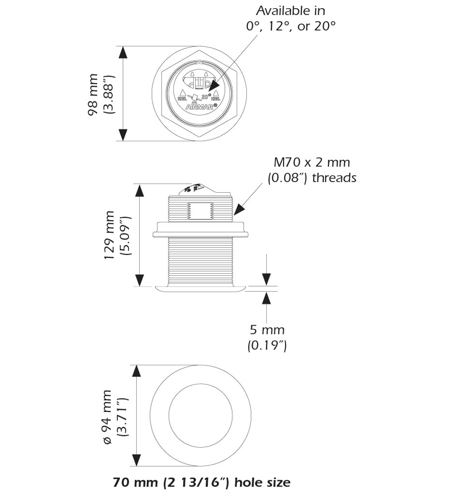 SS75 Dimensions